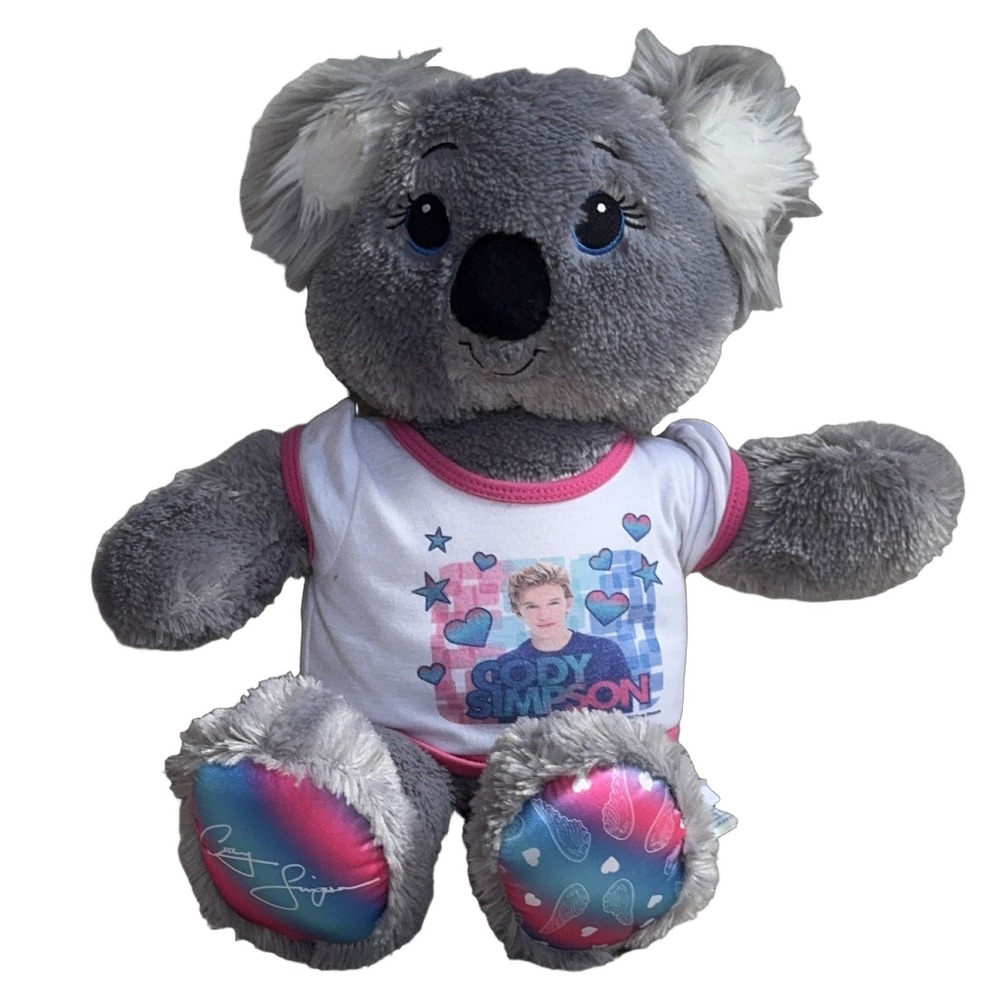 Build-A-Bear Cody Simpson Koala Plush 12” 2012 Justice Limited Stuffed Animal